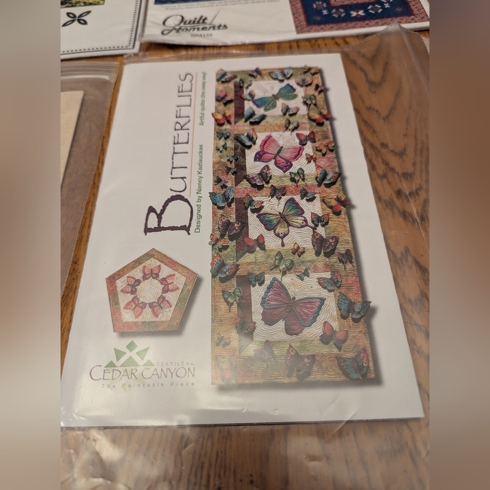 Quilting Patterns Collection New Taos, Starlight, Fantasia, butterflies Patterns - Picture 8 of 13